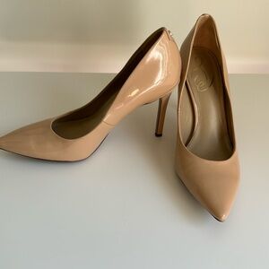 Sam Edelman 4” Hazel high heels nude patent leather, size 7.5